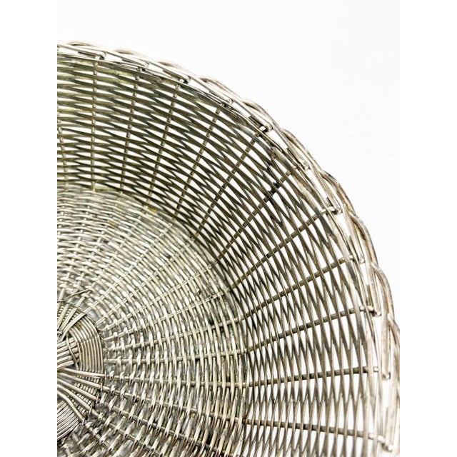Metal Bread Basket, France, 1970s For Sale - Image 9 of 12