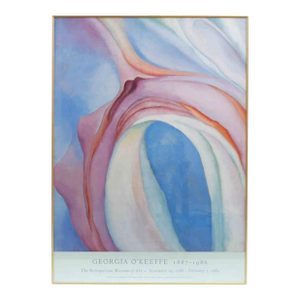 Georgia O’Keefe Framed Exhibition Poster