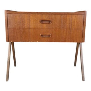 Vintage Danish Nightstand with Drawer, 1960 For Sale