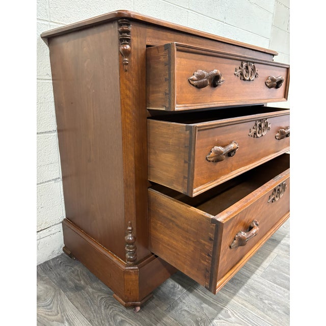 Antique 19th Century Victorian Eastlake Dresser Commode For Sale - Image 9 of 12
