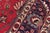 1980s Shabby Chic Tabriz Red/Blue Wool Rug - 9'10'' X 12'5'' For Sale - Image 5 of 10