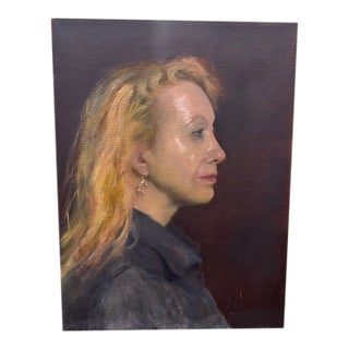 Portrait of Jenne by Kathleen Varadi, 2026 Oil on Canvas For Sale