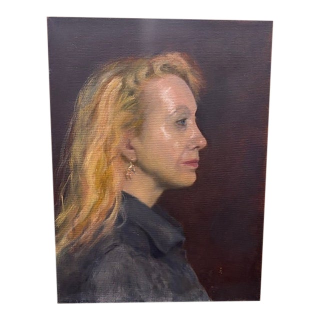Portrait of Jenne by Kathleen Varadi, 2026 Oil on Canvas For Sale