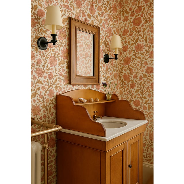 1970s Vintage Floral Paisley Wallpaper For Sale - Image 11 of 12