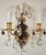 Set of Four Louis XVI Style Mirrored Back Bronze and Amethyst Crystal Sconces For Sale - Image 9 of 12