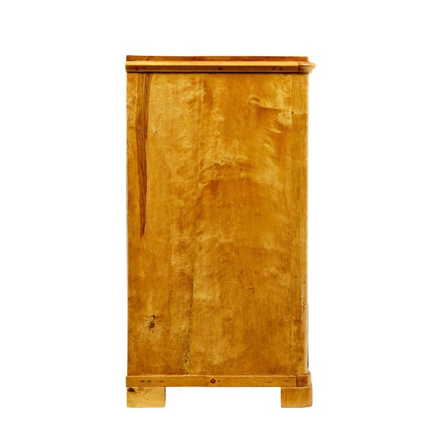 Traditional Scandinavian Birch Chest of Drawers, 1870s For Sale - Image 3 of 10