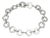 Chanel Camellia 18k White Gold Floral Circle Charm Link Bracelet For Sale