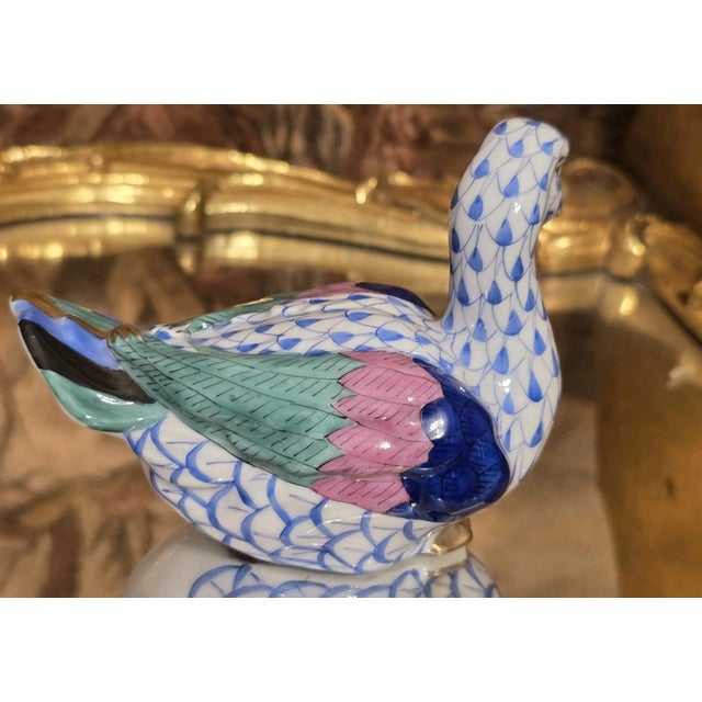 1990s Vintage Pristine* Herend Duck Figurine For Sale - Image 5 of 6