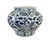 Blue Vintage Ming Style Chinoiserie Blue and White Vase 11" H For Sale - Image 8 of 12