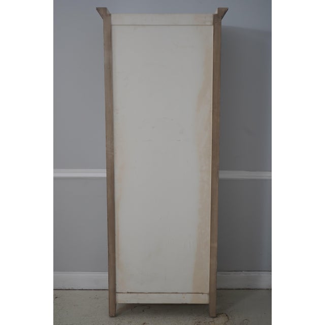 Baker Paint Decorated 4 Drawer Tall Chest For Sale - Image 17 of 18