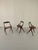 Brown Vintage Wooden Table Chair, 1950 For Sale - Image 8 of 9