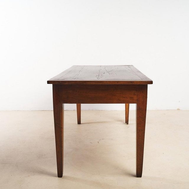 TABLE Height: 77 Width: 169 Depth: 77 This piece is attributed to the mentioned designer/maker. It has no attribution mark...