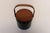Mid Century Modern Black Vinyl and Teak Insulated Ice Bucket by Georges Briard For Sale - Image 9 of 18