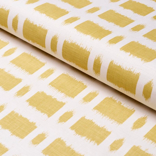 SAMPLE - Schumacher x Veere Greeney Townline Road Fabric In Mimosa For Sale