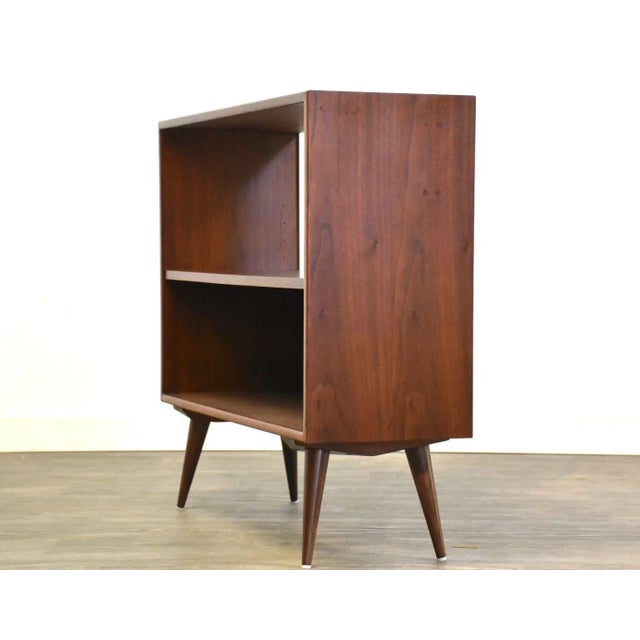 Mid-Century Modern Walnut Mid Century Modern Bookcase For Sale - Image 3 of 6