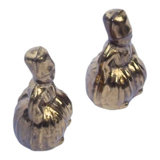 Pair Antique Miniature Brass Cossack Bells For Sale