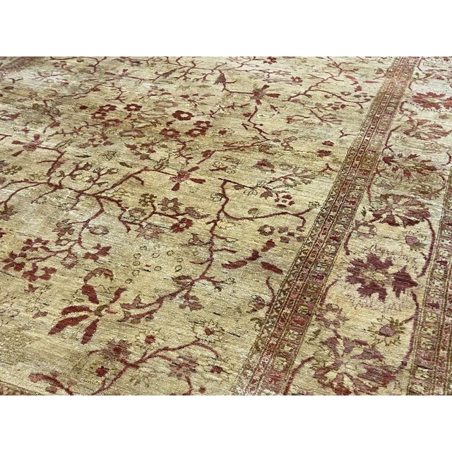 Middle Eastern Handmade Wool Rug For Sale - Image 12 of 14