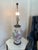 Late 20th Century Vintage Hand‑Painted Chinese Peony Porcelain Ginger Jar Lamp With Vintage Silk Shade for Palm Beach Chic, Grandmillennial & Chinoiserie - See Pics! For Sale - Image 5 of 11