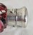 Antique Victorian Bohemian Cut Glass Vanity Scent Bottle with Silver Mount For Sale - Image 12 of 18