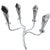 Mid 20th Century 20th Century Hans Jensen Denmark Calla Lily Four Arm Silver Mid-Century Modern Candelabra For Sale - Image 5 of 9