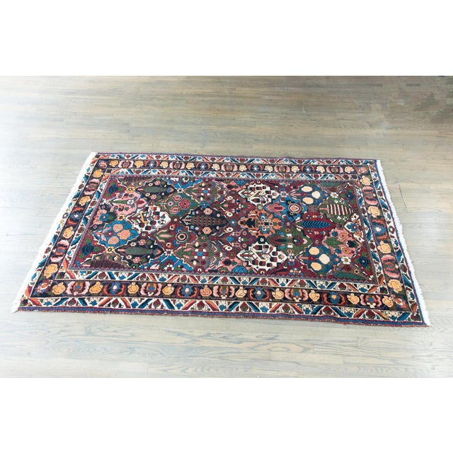 Early 20th Century Persian Bakhtiari Rug For Sale - Image 11 of 14