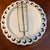 Fenton Art Glass Company Vintage Fenton White Milk Glass Reverse C Lace Edge 9” Set of 2 - W/Wall Hangers For Sale - Image 4 of 6