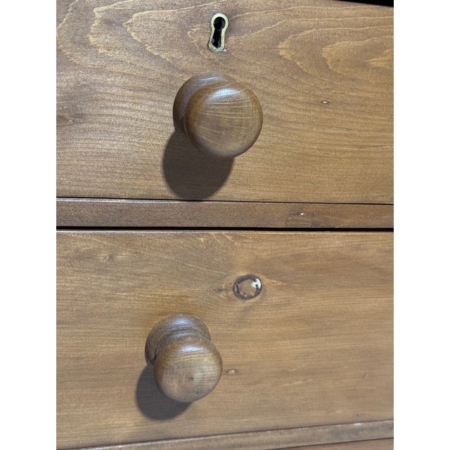 Antique Pine Two Over Three Drawers - Chest of Drawers From England For Sale - Image 11 of 18