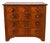 19th Century American Empire Figured Wood Four-Drawer Chest of Drawers Flame Mahogany For Sale