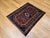 Textile Vintage Persian Malayer Area Rug, Hand-Knotted Wool, Geometric Pattern, 2x3, Red & Blue For Sale - Image 7 of 8