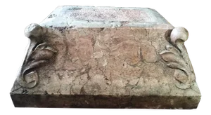 Stone & Pink Marble Base Shelf