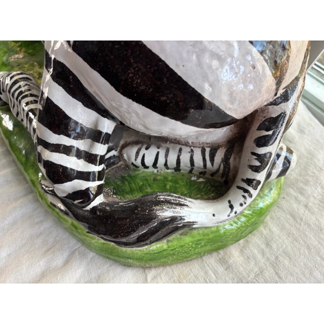 Giant Terracotta Zebra, Italy, 60's For Sale - Image 4 of 12