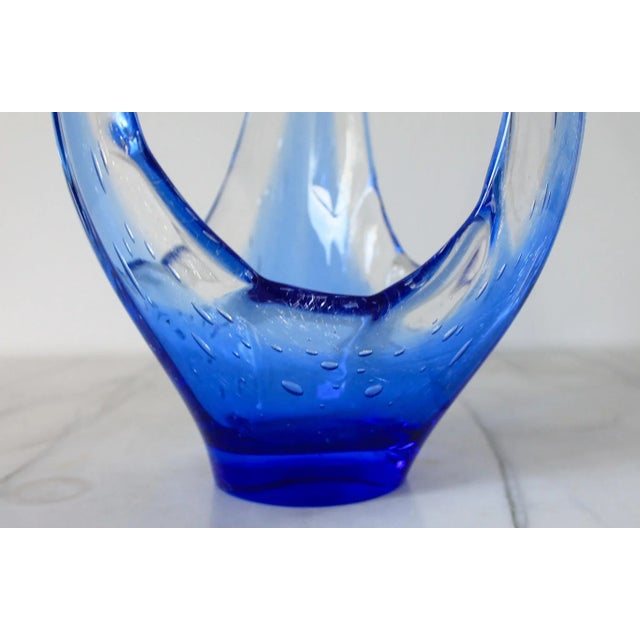 Mid-Century Art Glass Sculpture For Sale - Image 4 of 7