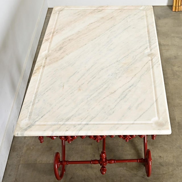 French 19th Century Butchers Presentation Table For Sale - Image 9 of 15