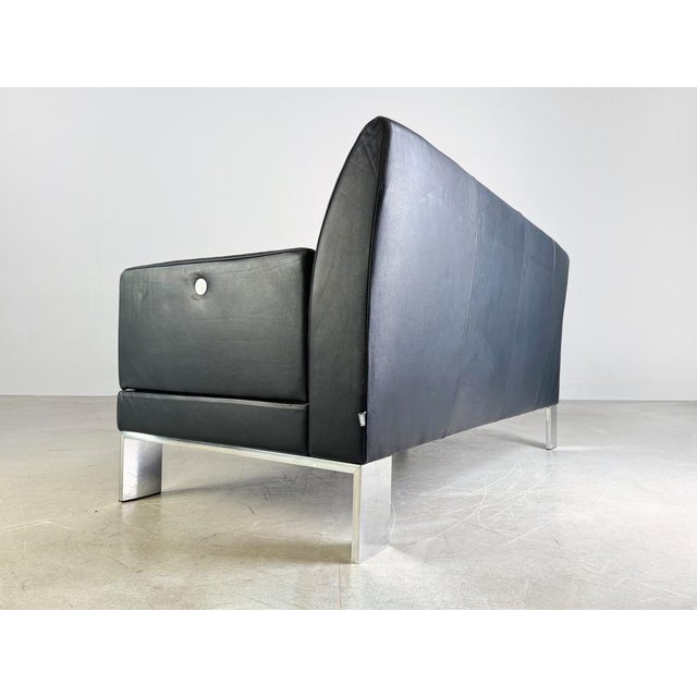 Two-Seater Glove Sofa in Leather from Jori For Sale - Image 6 of 16