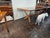 Mid -Century Italian Dining Table Large Sculptural Base Mahogany For Sale - Image 4 of 9