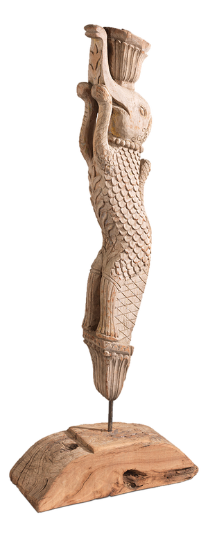 Vintage Indian Yali Carving, 1940s