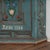 Blue Original Painted Swedish Hanging Corner Cabinet, Dated 1784 For Sale - Image 8 of 9