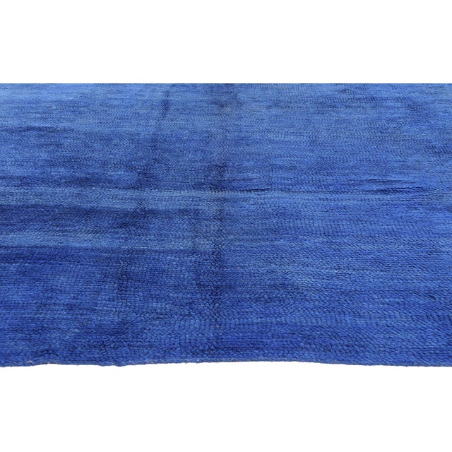 Berber Tribes of Morocco Vintage Beni Mrirt Moroccan Rug, 06'01 X 10'09 For Sale - Image 4 of 10