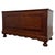 19th Century English Oak Coffer Chest with Mahogany Cross-Banding For Sale - Image 3 of 11