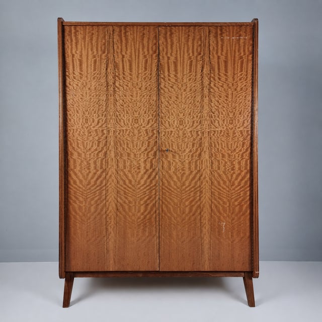 Vintage Wardrobe in Walnut by Tatra Nabytok, 1970s, in Very Good conditions. Designed 1970 to 1979