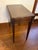 Vintage Brown Wood Versatile Drop Leaf 1 Drawer End Table For Sale - Image 12 of 13