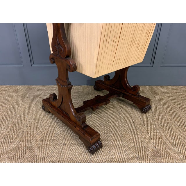 William IV Rosewood Worktable, 1830 For Sale - Image 15 of 16