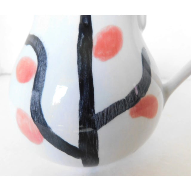 1970s Vintage Ceramic Artist-Signed Farmhouse Tree Creamer For Sale - Image 9 of 12