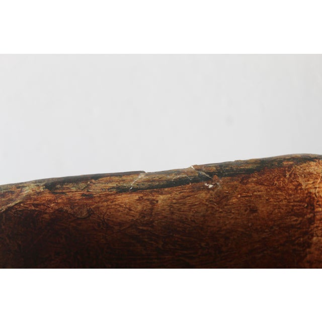 R Pulvermacher Art Nouveau Paper Mache Floral Wrapped Wastebasket Vintage For Sale - Image 11 of 18