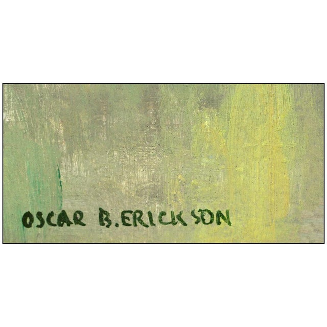 Contemporary Mid 20th Century Streamside Symphony, Oscar Erickson For Sale - Image 3 of 4