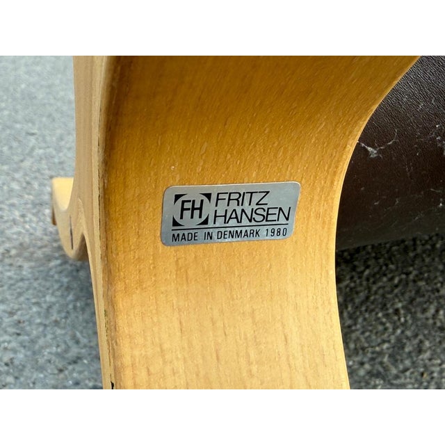 Peter Hvidt AX Chairs attributed to Peter Hvidt & Orla Mölgaard attributed to Fritz Hasen, 1978, Set of 2 For Sale - Image 4 of 15