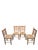 Vintage French Country Rush Seat Ladder Back Dining Chairs – Set of 4 For Sale - Image 11 of 11