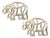 Vintage Brass Elephant Trivets, a Pair For Sale