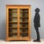 Italian Bookcase in Walnut Fir and Glass For Sale - Image 3 of 10