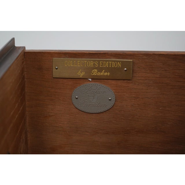 Baker Queen Anne Drop Front Secretary Desk For Sale - Image 12 of 12